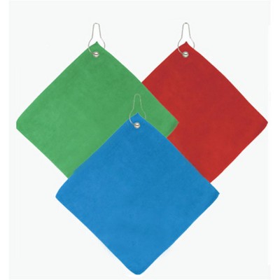 Microfiber Golf Towel W/Hook