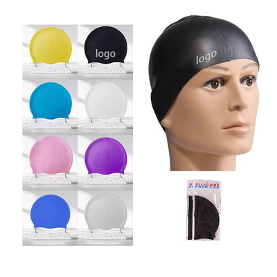 Unisex Silicone Swimming Caps