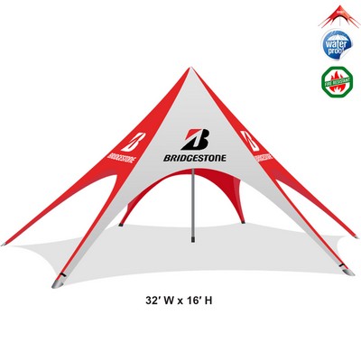 32ftx16ft Premium Custom Star Tents