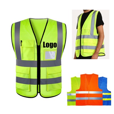 Reflective Vest Safety Warning