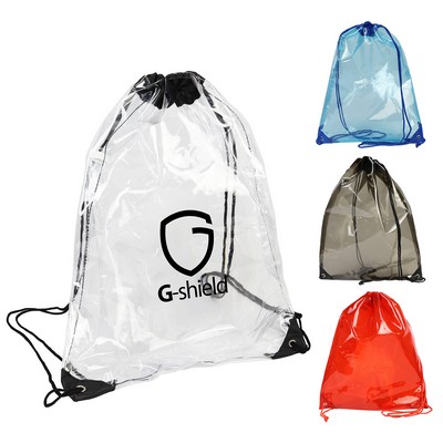 Clear Drawstring Bag