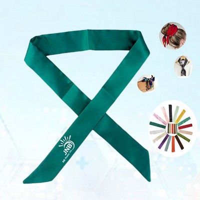 Scarf-Inspired Bag Handle Ribbon for Stylish Package Decoration