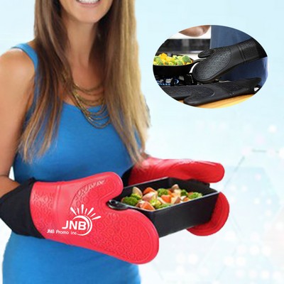 Silicone Heat Resistant Oven Mitts