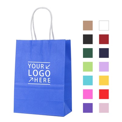 Colorful Kraft Paper Shopping Bag