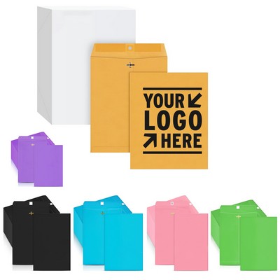 9'' x 12'' Clasp Envelopes with Deeply Gummed Flaps