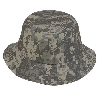 Nissun Pixel Camouflage Bucket Hat