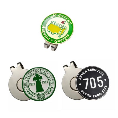 Golf Hat Clip w/ Magnetic Ball Marker