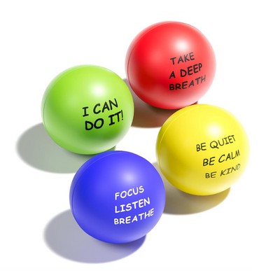 Motivational Stress Relief Balls For Kids And Adults