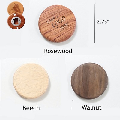 Wooden Bottle Opener Fridge Magnet