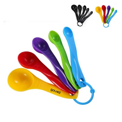 Colorful Plastic Nesting Measuring Spoon Set