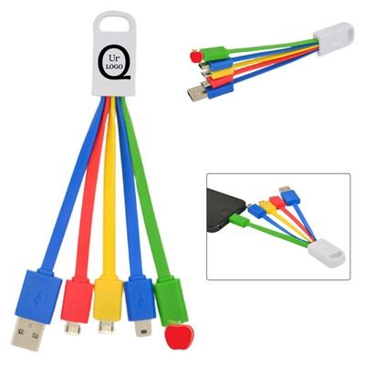 4-In-1 Snap Data Charging Cable