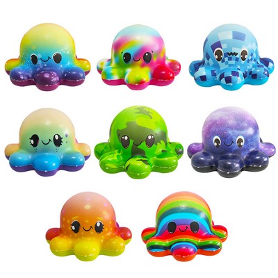 Slow Rebound Colorful Octopus Stress Ball