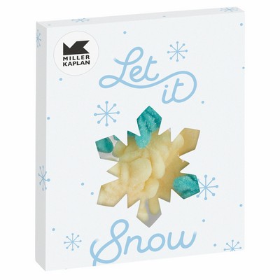 Snowflake Window Box w/ Holiday Confections - Gummy Snowflakes