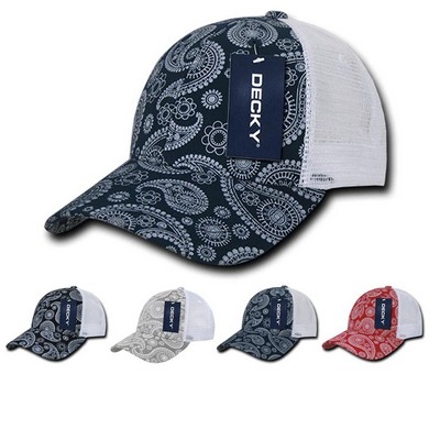 Decky Paisley Snapback Trucker Cap