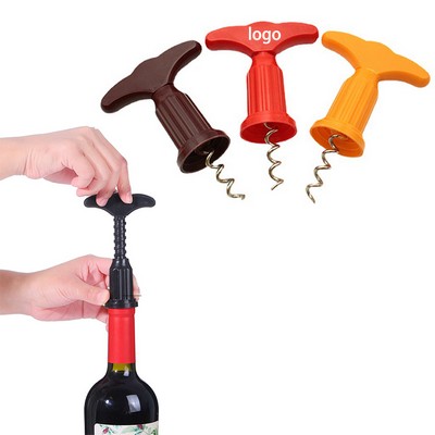 Handy Wine Bottle Corkscrew Spiral Texture Easy Opener