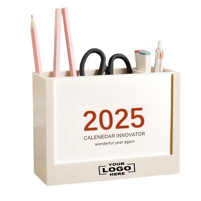 2025 Desk Organizer with Calendar