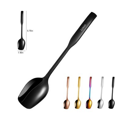 Small Size Square Head Stainless Steel Spoon