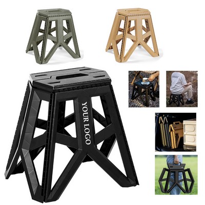 Heavy Duty Folding Collapsible Fishing Camping Step Stool Plastic Portable Chairs