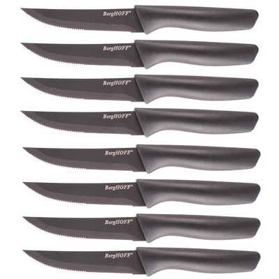 BergHoff 8Pc Serrated Steak Knife Set, Gray