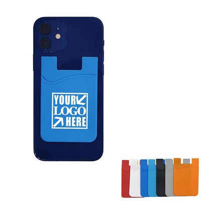 Cell Phone Silicone Adhesive Card Holder