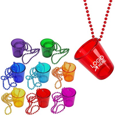 Shot Glass Bead Necklace