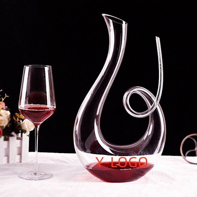 33 OZ Exquisite Crystal Glass Decanter