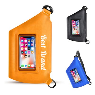 PVC Waterproof Crossbody Touch Screen Waist Pack