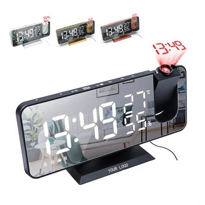 Projection Alarm Clock for Bedrooms Ceiling