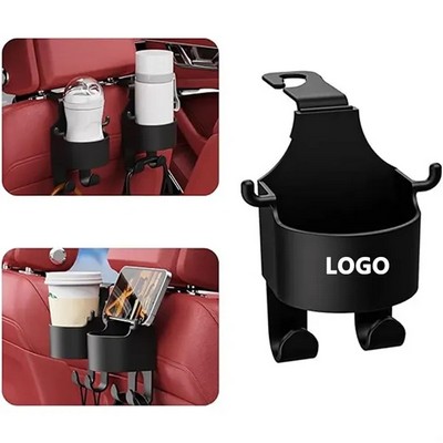 Portable Water Bottle Holder with Storage Hooks