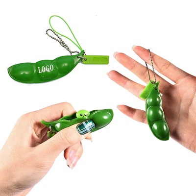 Edamame Keychain Fidget Toys