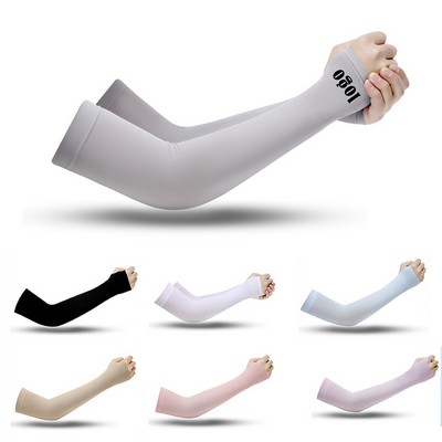 Cooling Ice Silk Arm Sleeve