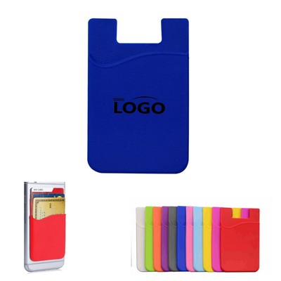 Phone Silicone Adhesive Card Holder