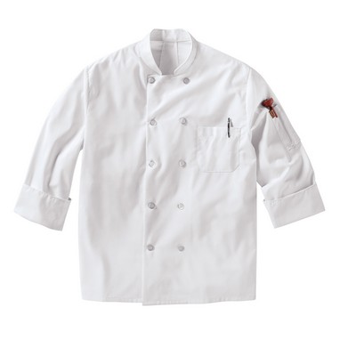 Red Kap® Men's Chef Coat with OilBlok + MIMIX®