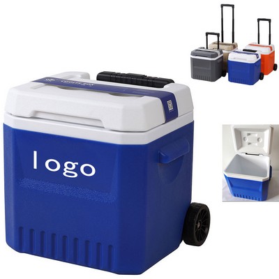 18L Vehicle Insulated Cooler With Wheels