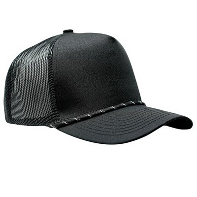 5-Panel Mix Colors Rope Structured Poly/Cotton Front Mesh Back