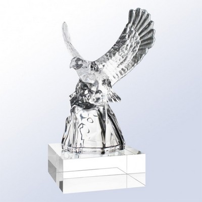 Sprit Eagle Award with Clear Base (5"x 5"x 10")