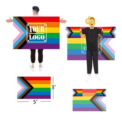 Progress Pride Flag Cape