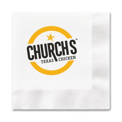 1-Ply White Luncheon Napkin, FSC Certified