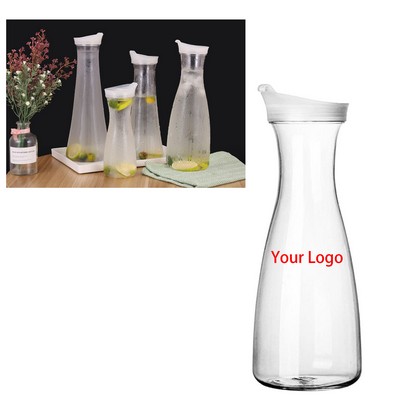 34 Oz Clear Plastic Carafe with Lid