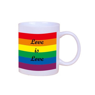 11oz Rainbow Ceramic Mug - OCEAN