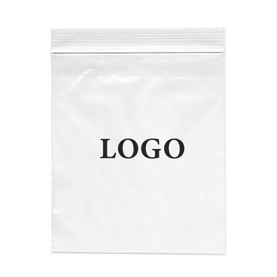 Zip Lock Printed Bags 2 Mil. (Ink Imprinted) 10"x10"