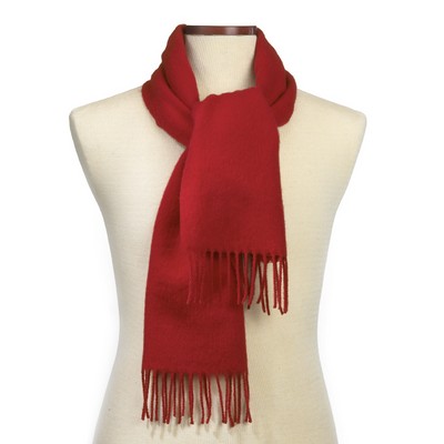 Red Acrylic Scarf