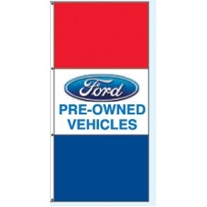 Single Faced Free Flying Drape Flags (Ford® Pre-Owned Vehicles)