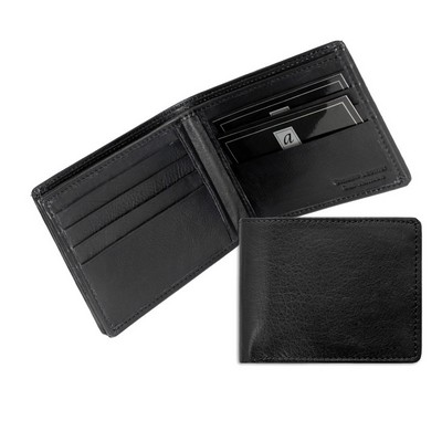 Ashlin® Designer Cody Midnight Black Badge Wallet