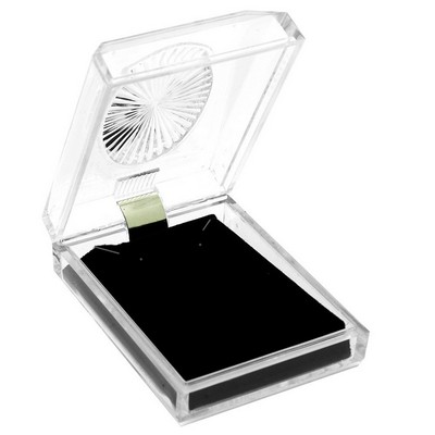 Medium Crystal Clear Plastic Pendant Box