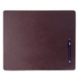 Leather Chocolate Brown Conference Pad (17"x14")