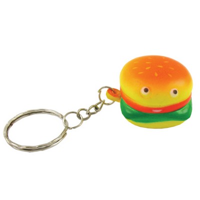 Hamburger Stress Reliever Key Chain-Close Out