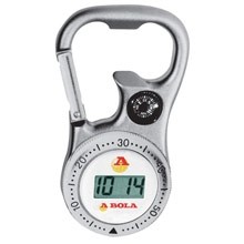 Digiclipz Carabiner Clip Bottle Opener w/ Digital Watch