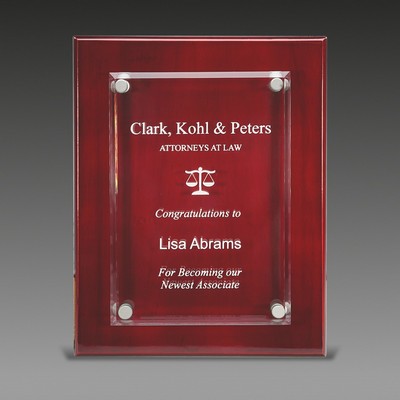 Rosewood Beveled Plaque™ (8"x10"x1¼")