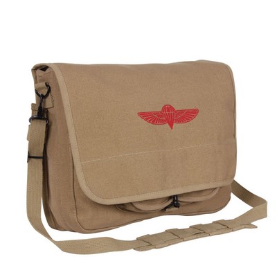 Khaki Israeli Paratrooper Shoulder Bag